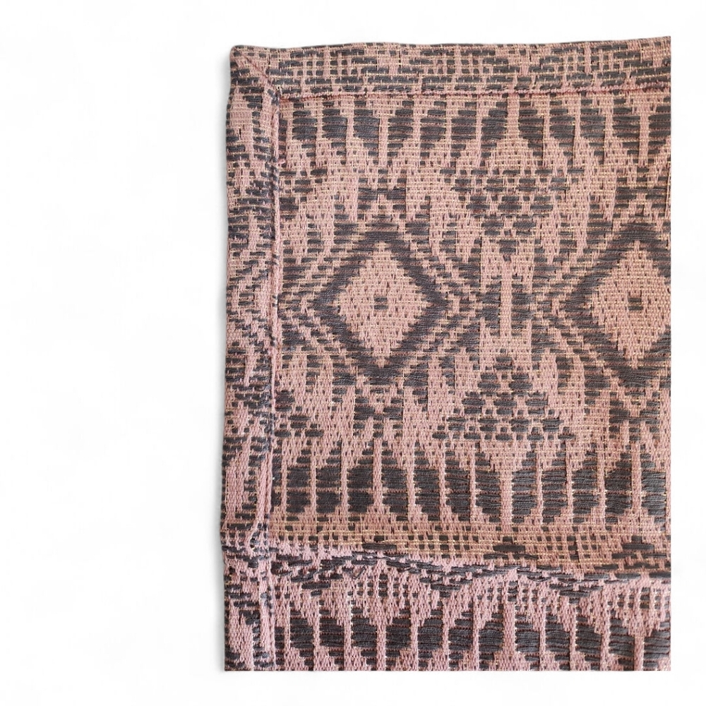 Anthropologie Square Cloth Napkins Pink & Gray - Picture 5 of 5